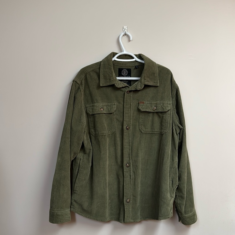 corduroy over shirt